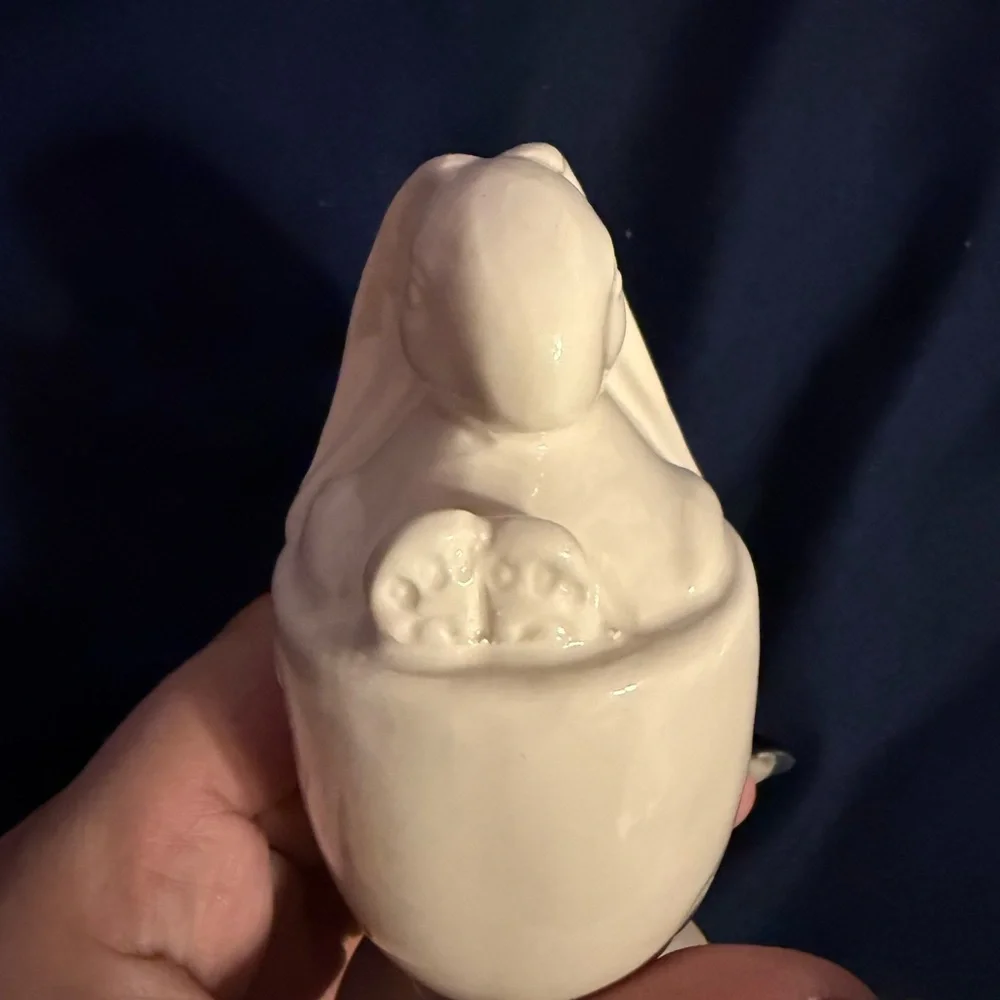 Rae Dunn Artisan Collection Magenta Set 3 Bunny Egg Cups HOP Easter Holiday
